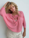 Fairy Pink Boho Top (Medium)