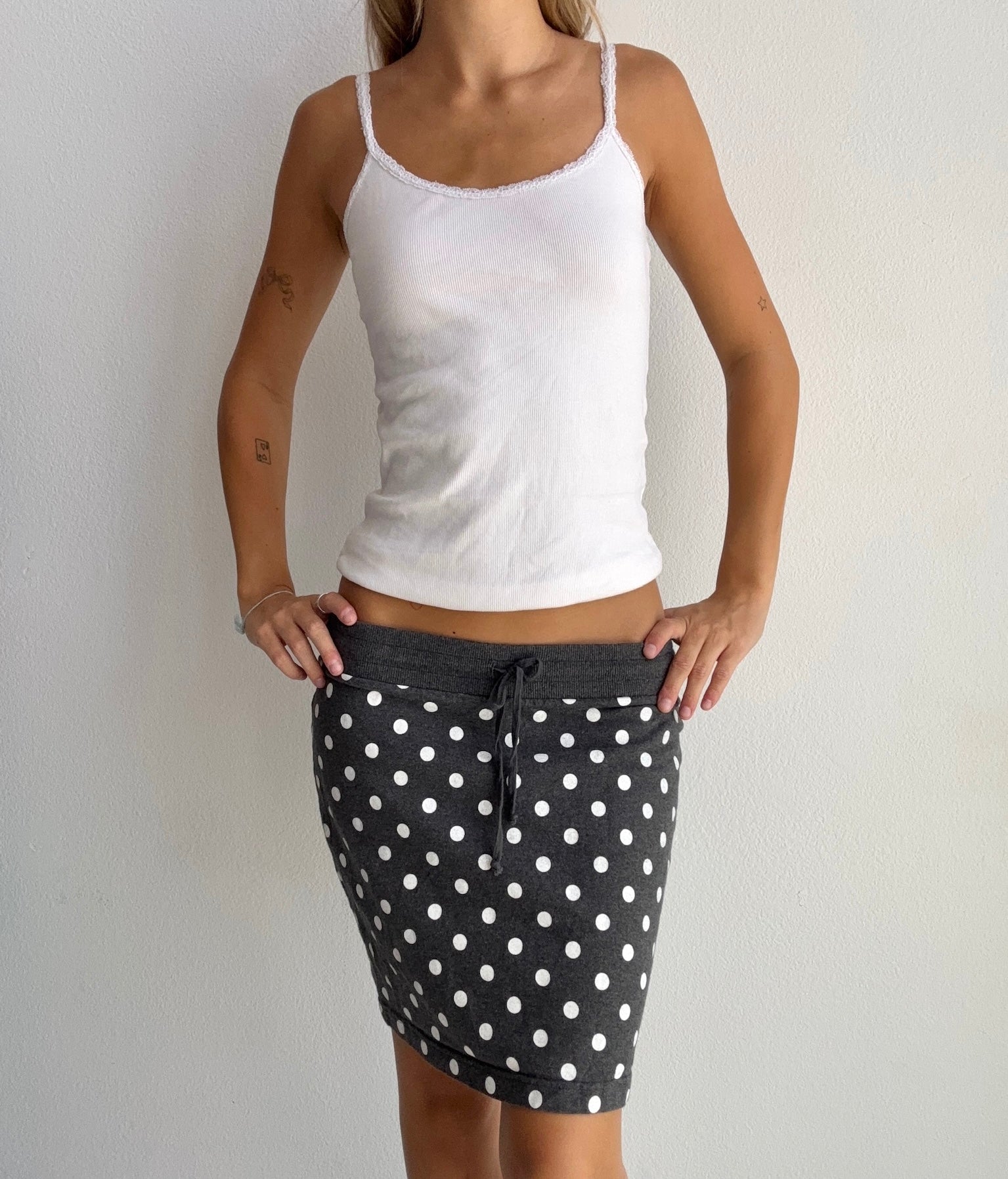 Polka Dot Mini Skirt (Small)