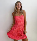 Cherry Cola Polka Dot Dress (Small)