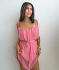 Pink Chiffon Handkerchief Top (XL)