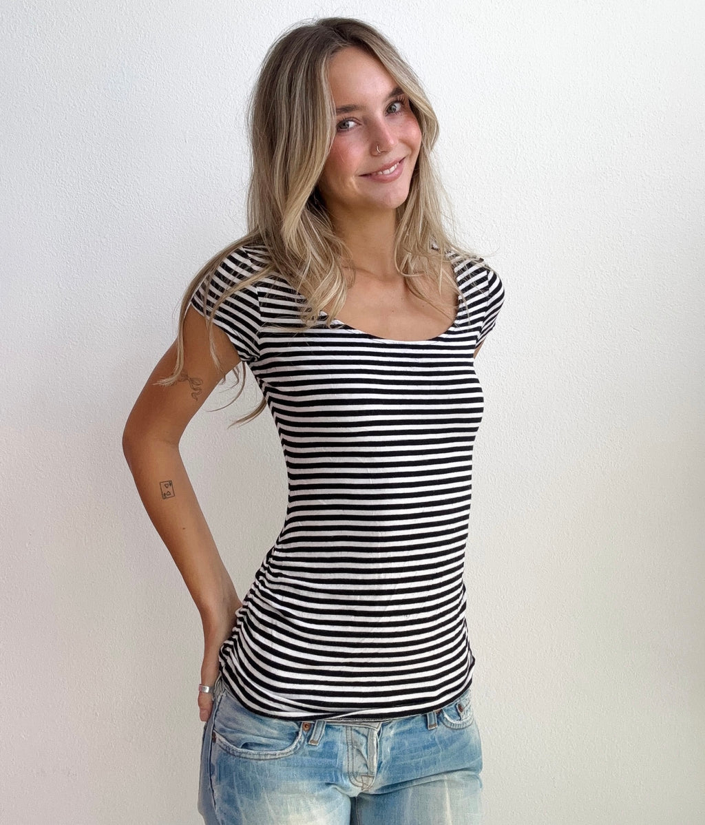 French Riviera Stripe Tee (Small)