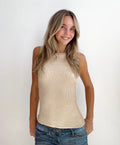 Gold Metallic Textured Top (Small)
