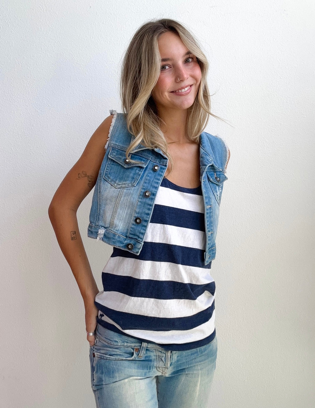 Americana Girl Denim Vest (XS)