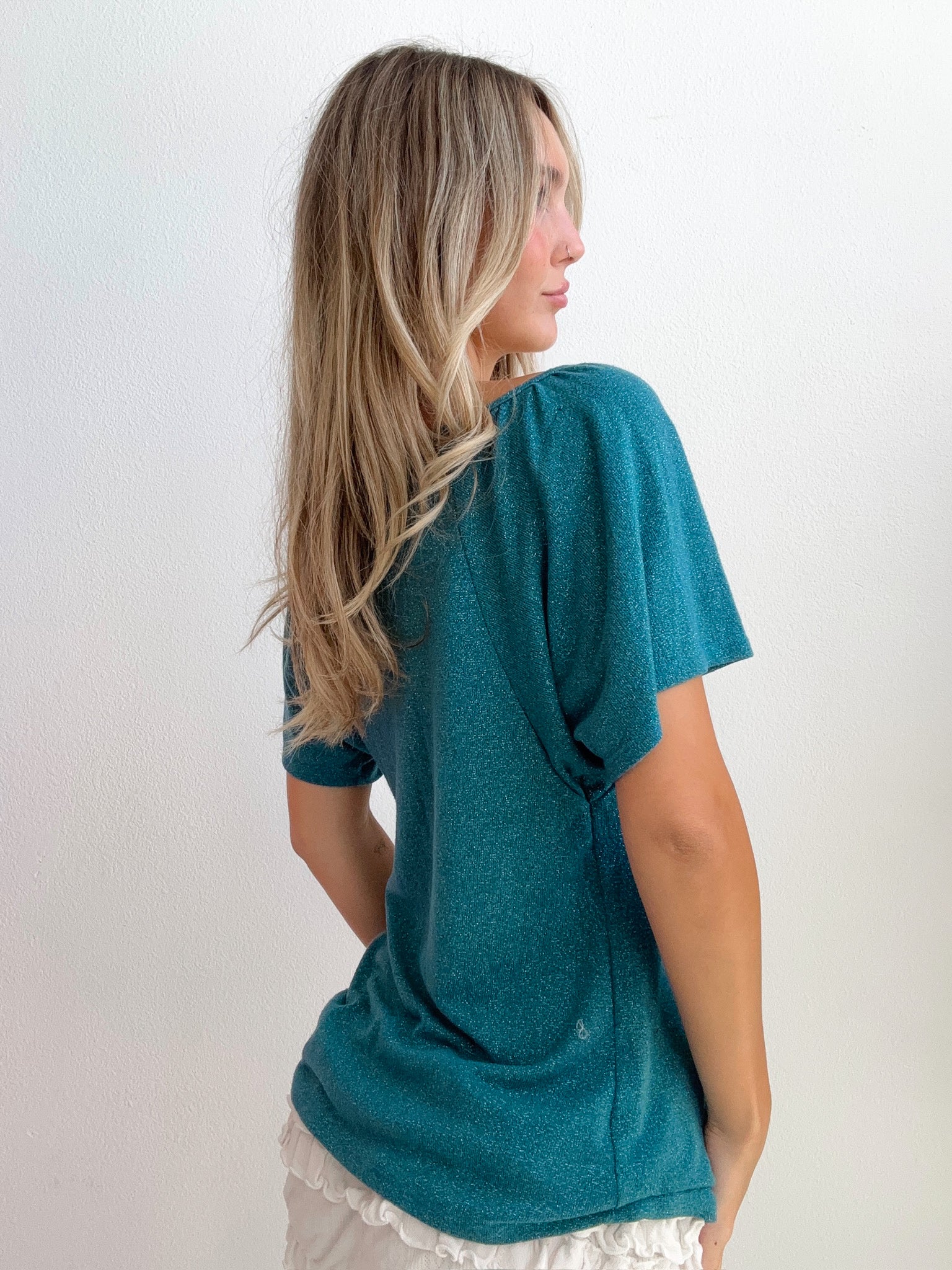 Mermaid Lagoon Shimmer Top (Medium)