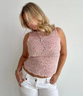Pink Lace 90’s Coquette Top (Medium)