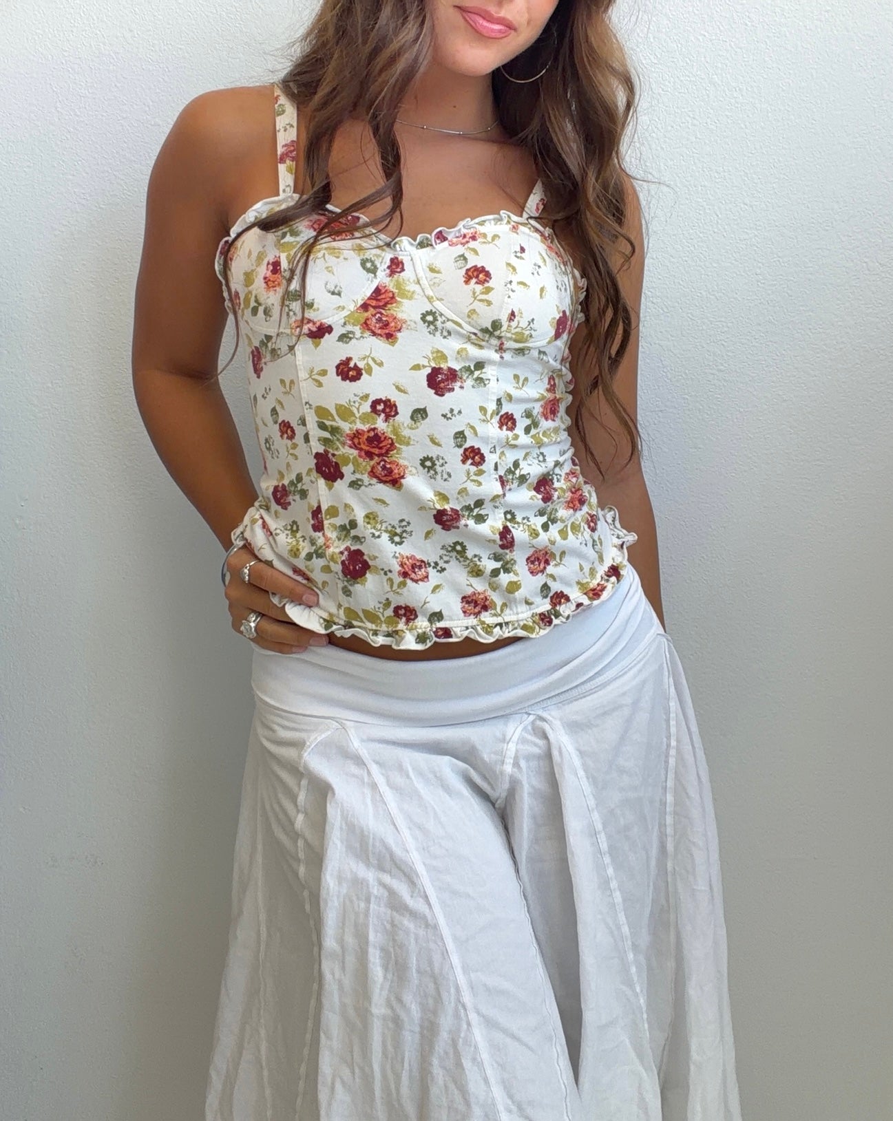 Vintage Rose Corset Cami (Small)