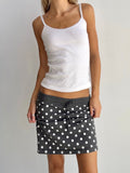 Polka Dot Mini Skirt (Small)