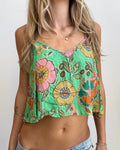 Mint Floral Floral Cami (Small)