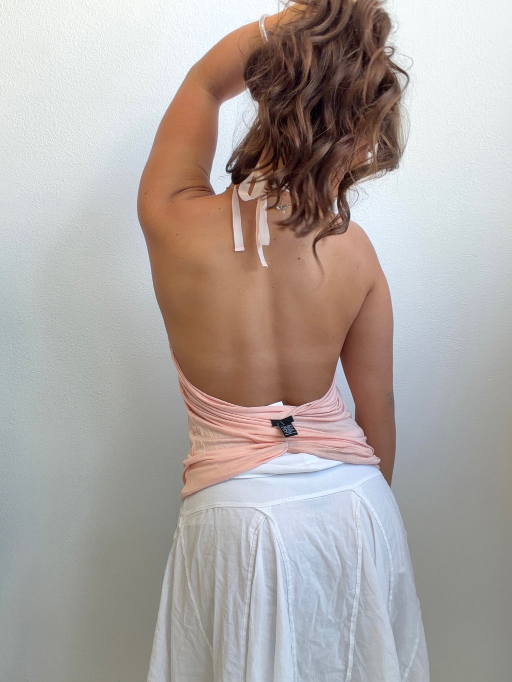 Blush Pearl Embellished Tank (XS/S)