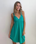 Mermaid Lagoon Halter Dress (Small)