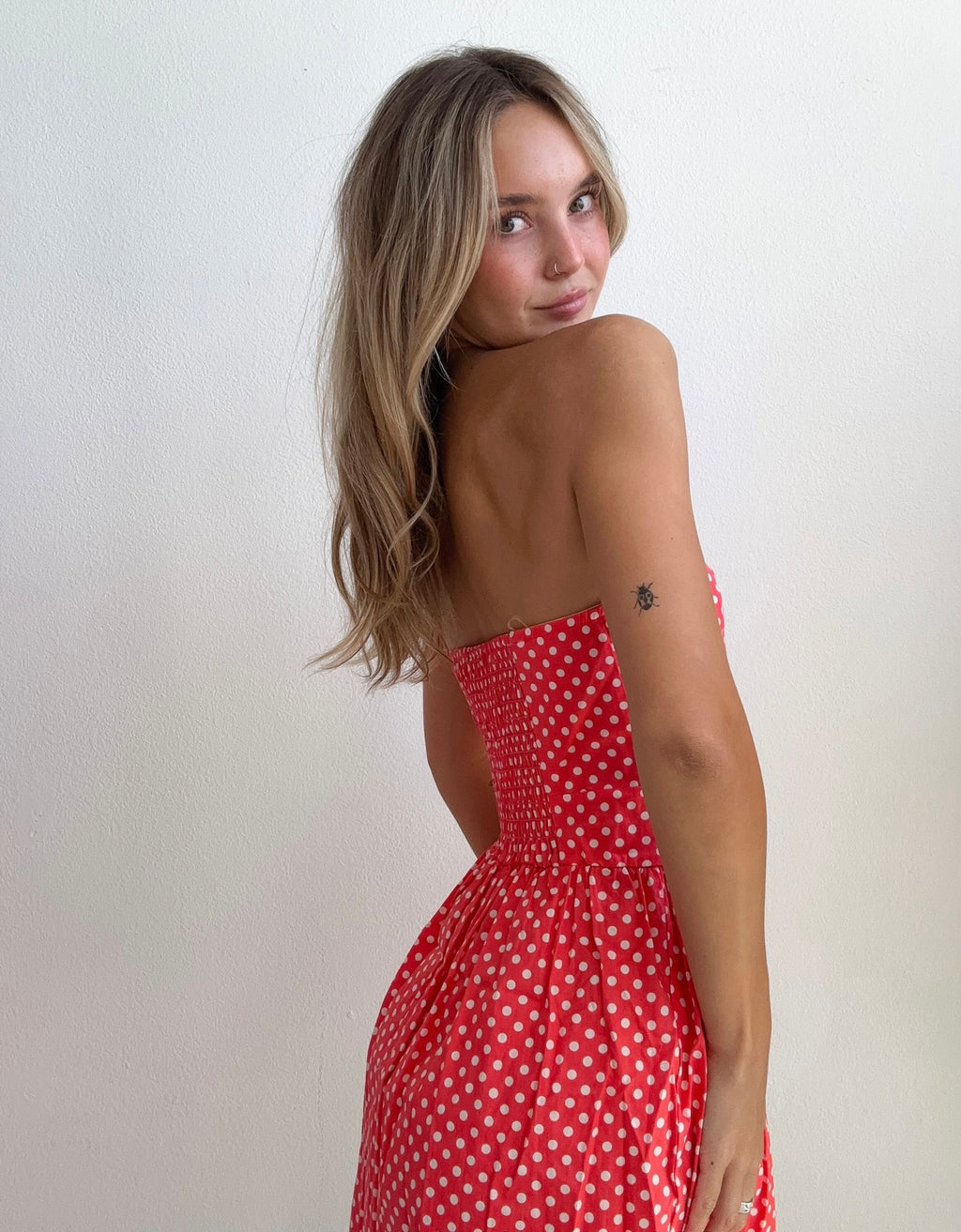 Cherry Cola Polka Dot Dress (Small)