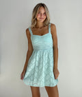 Mint Lace Babydoll Dress (XS)