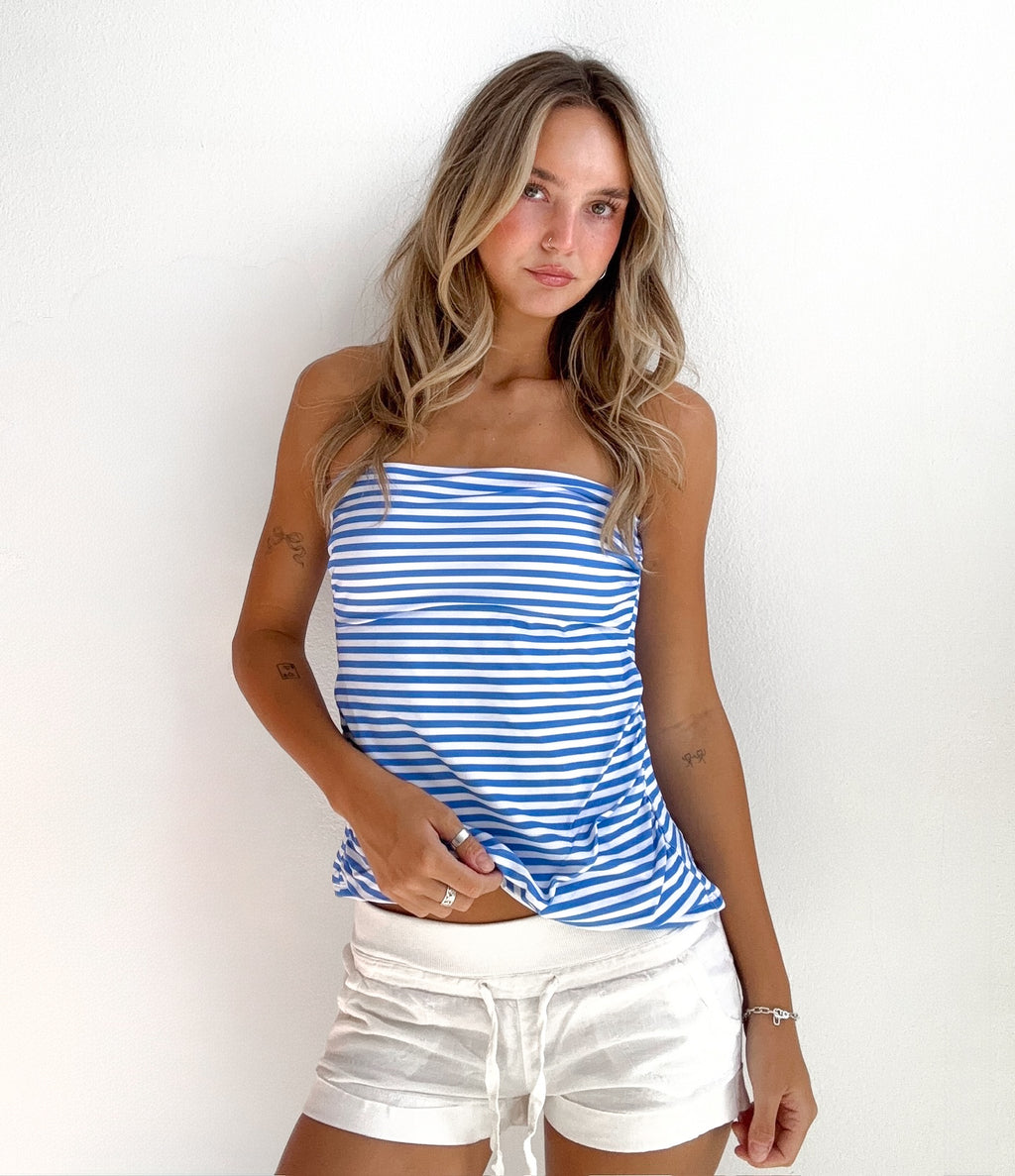 Sail Away With Me Tube Top (Small)