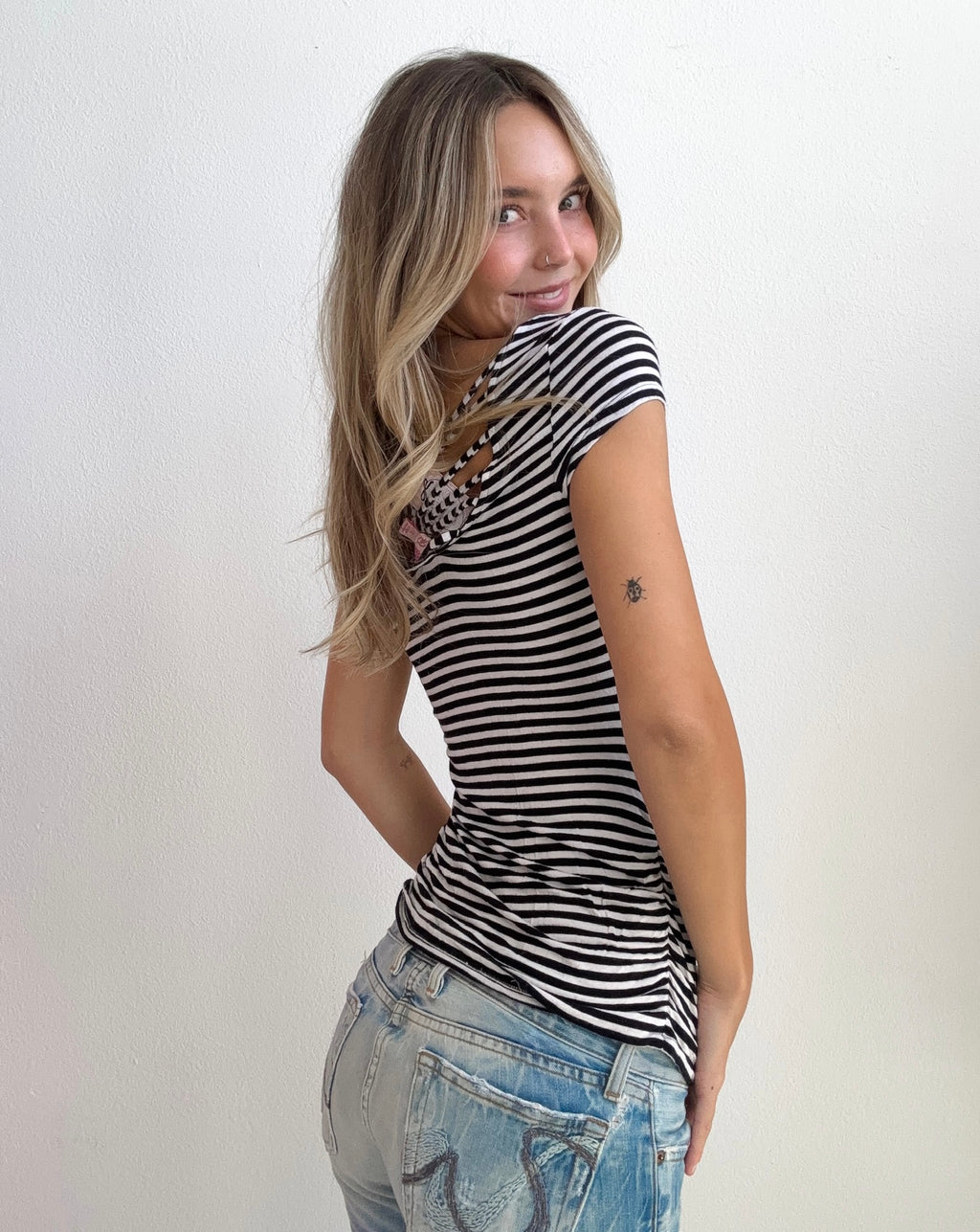 French Riviera Stripe Tee (Small)