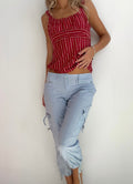 Powder Blue Cargo Pants (Small)