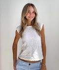 Star Spangled Sequin Shell Top (XS)