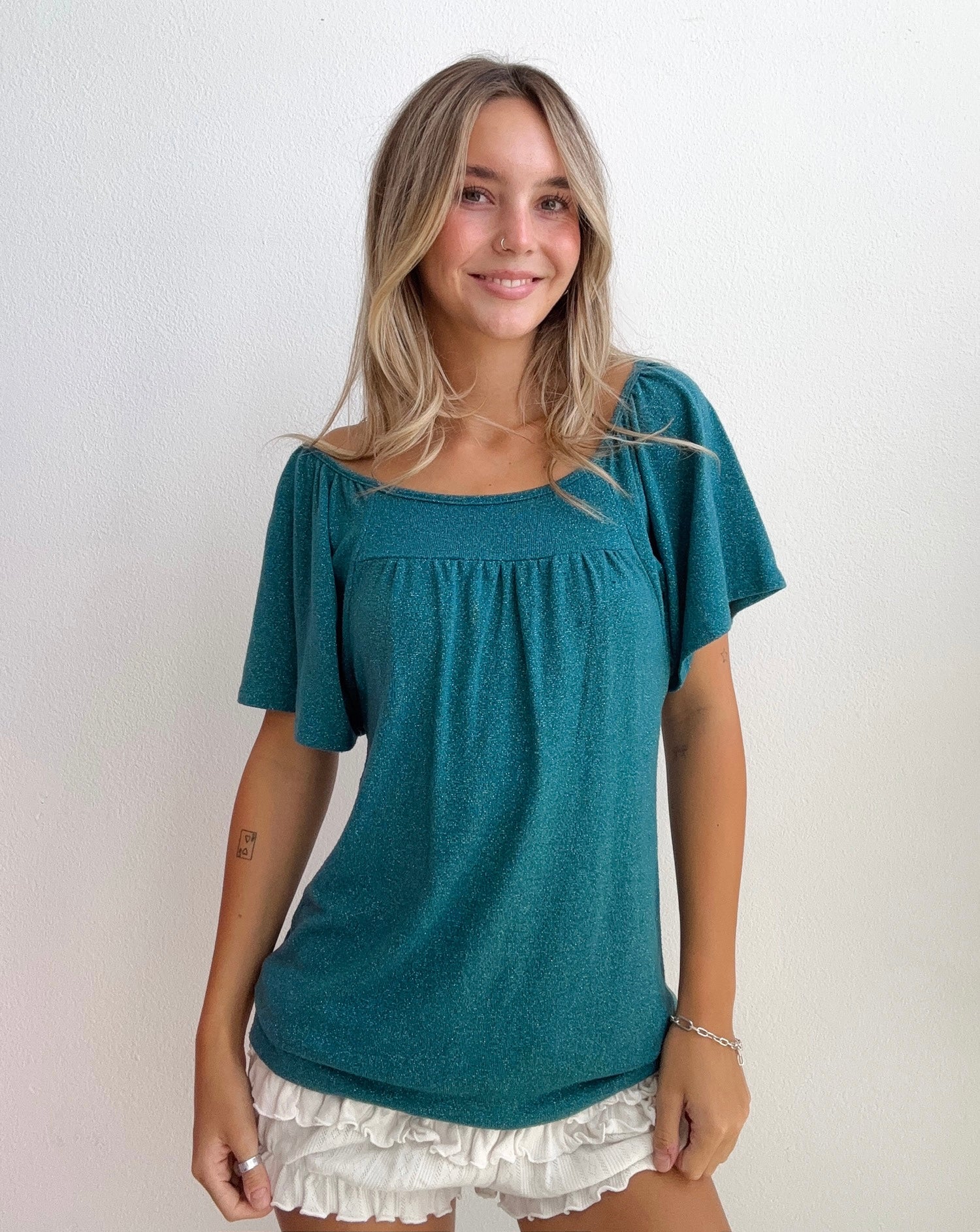 Mermaid Lagoon Shimmer Top (Medium)