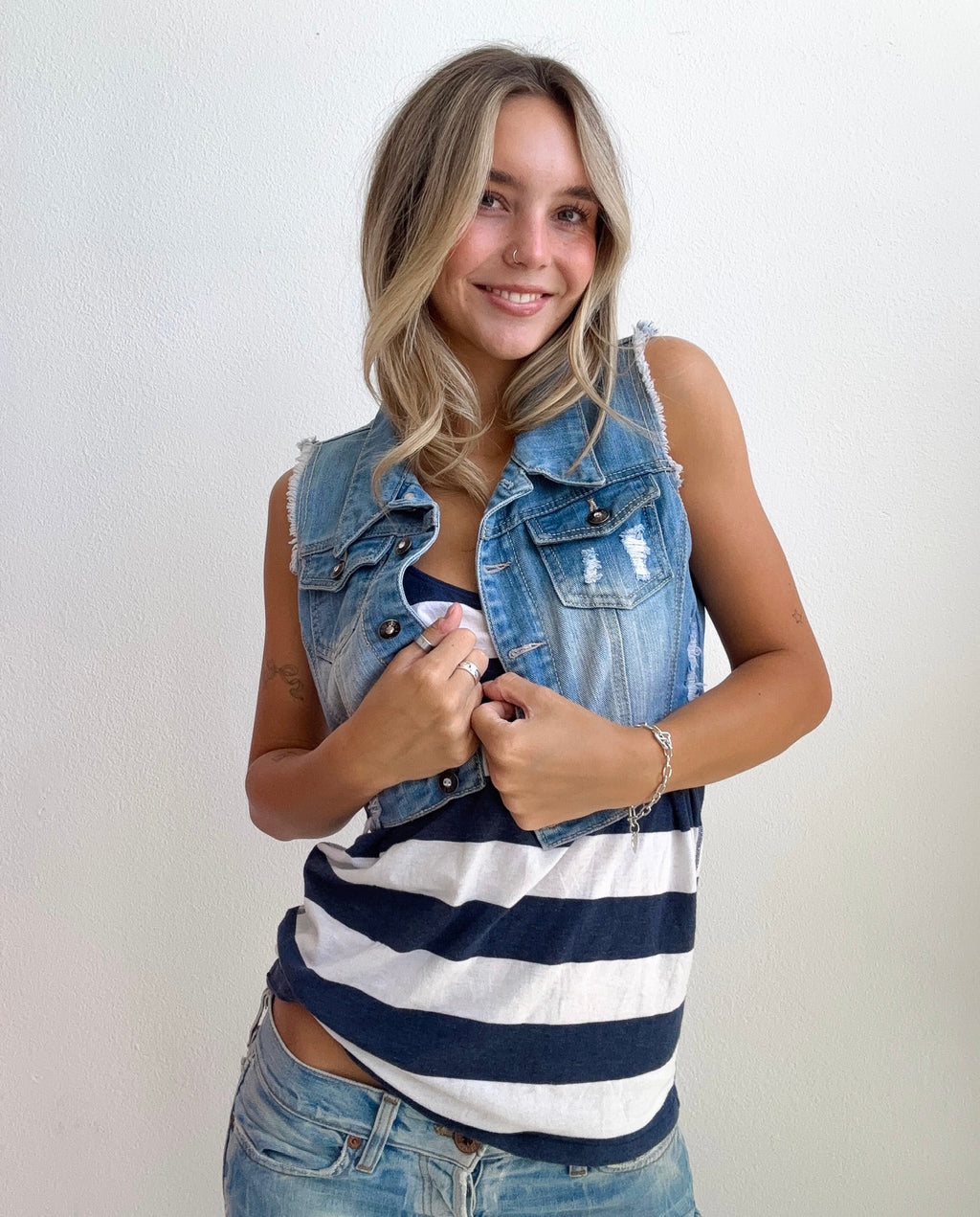 Americana Girl Denim Vest (XS)