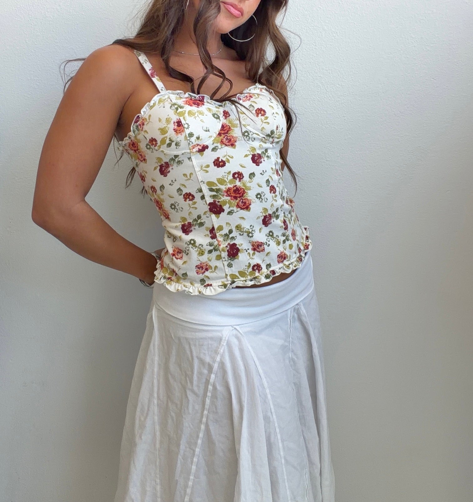 Vintage Rose Corset Cami (Small)