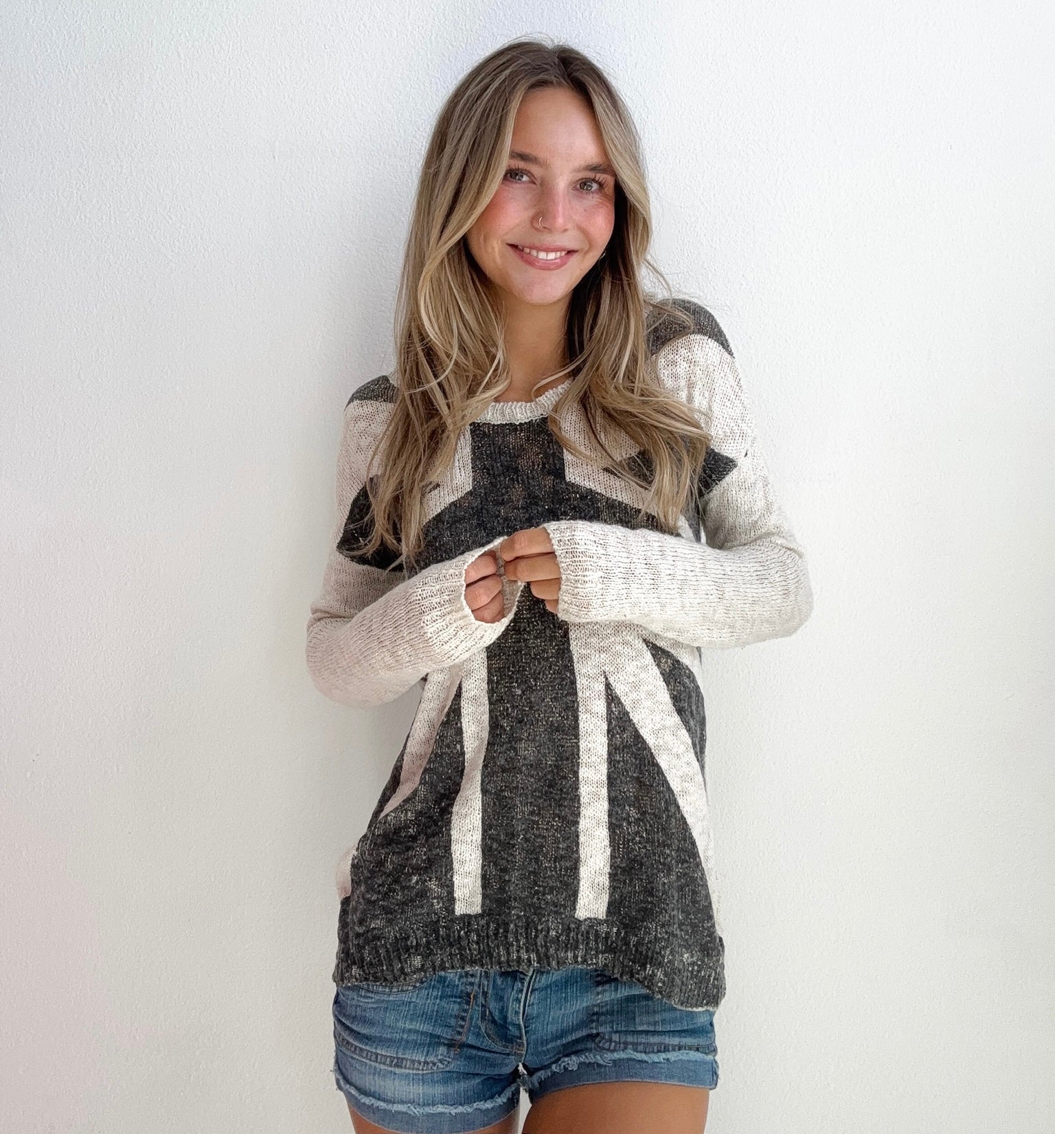 London Graphic Flag Sweater (S/M)