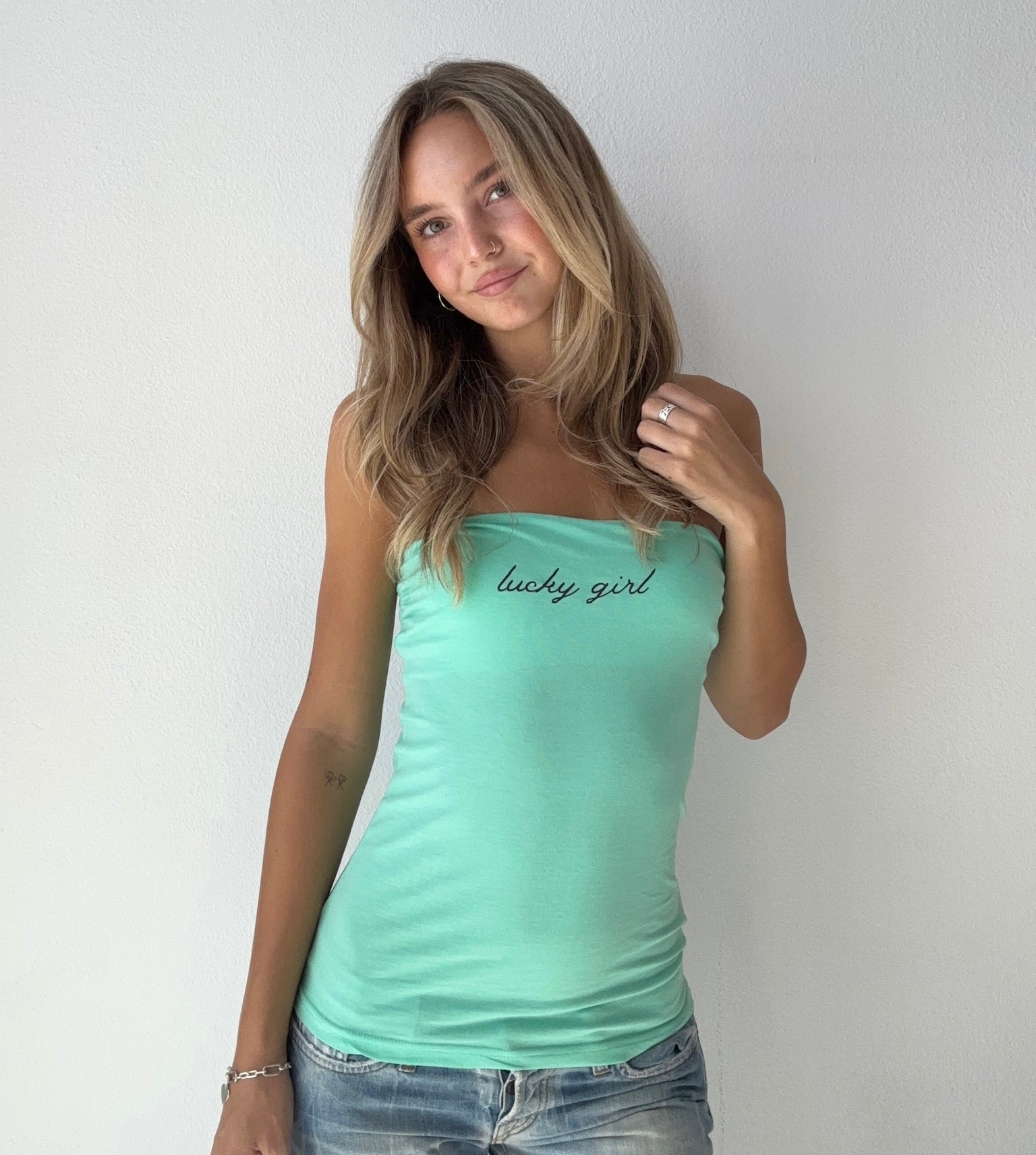 Lucky Girl Tube Top (Small)