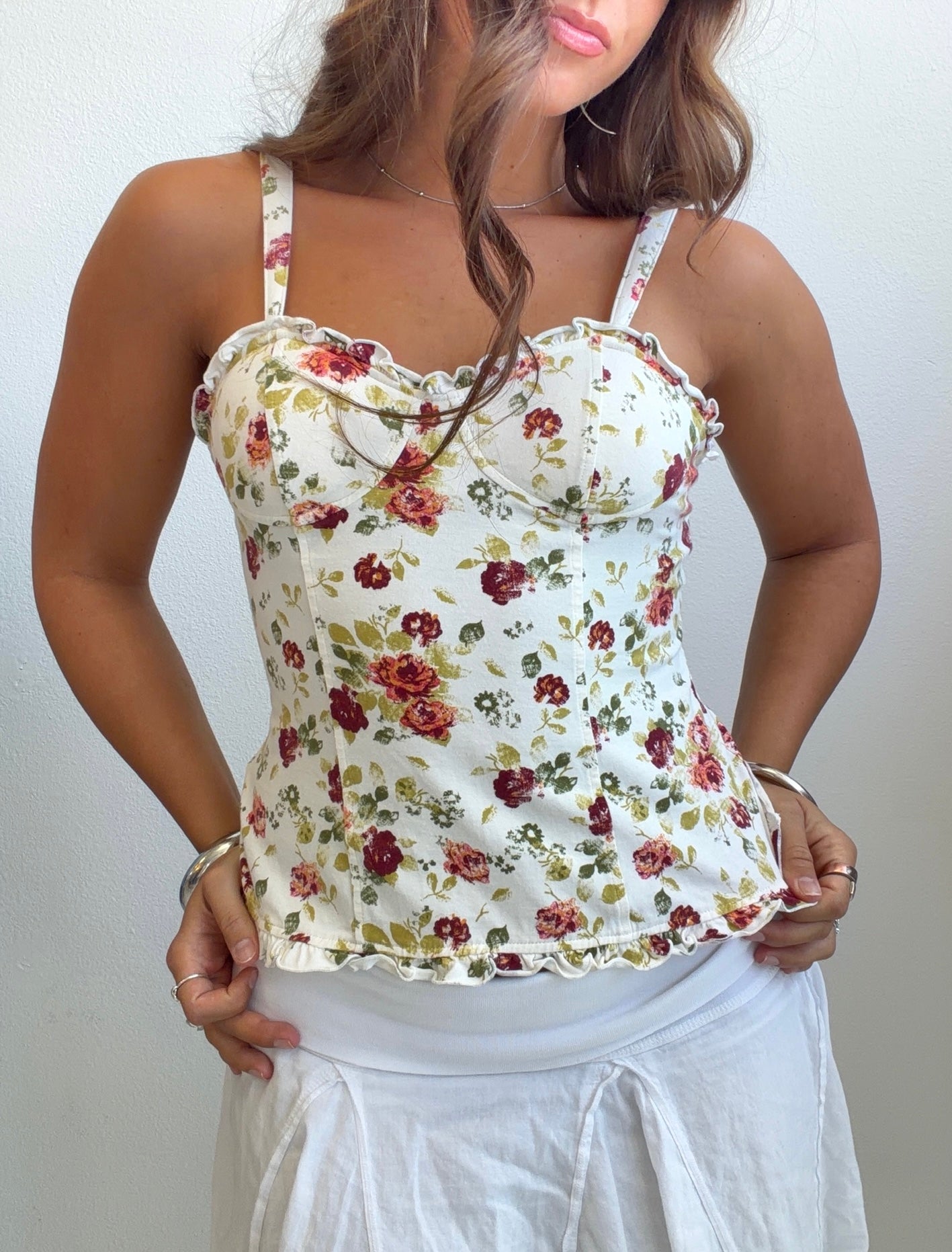 Vintage Rose Corset Cami (Small)