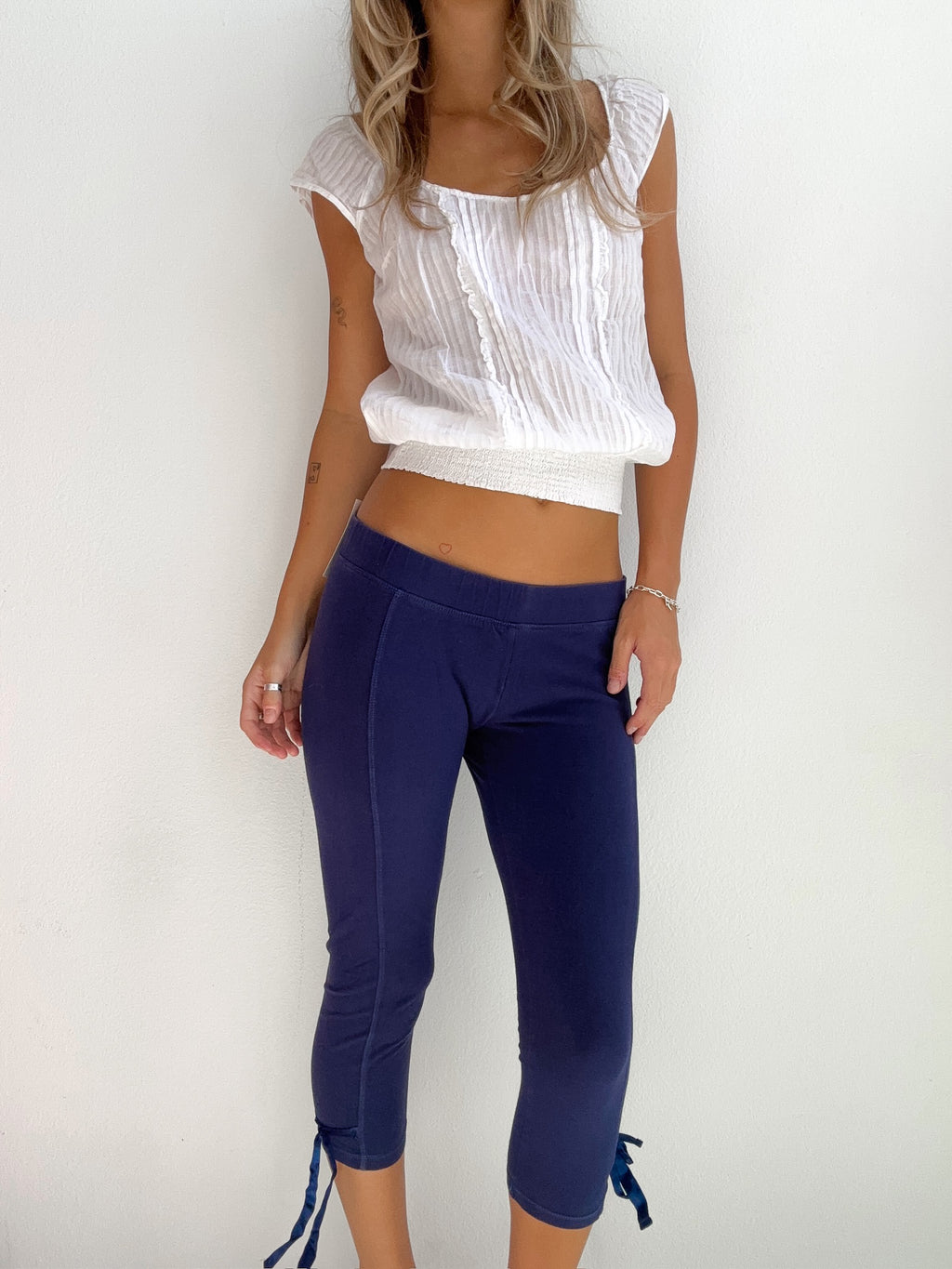 UGG Navy Capri Yoga Pants (Small)