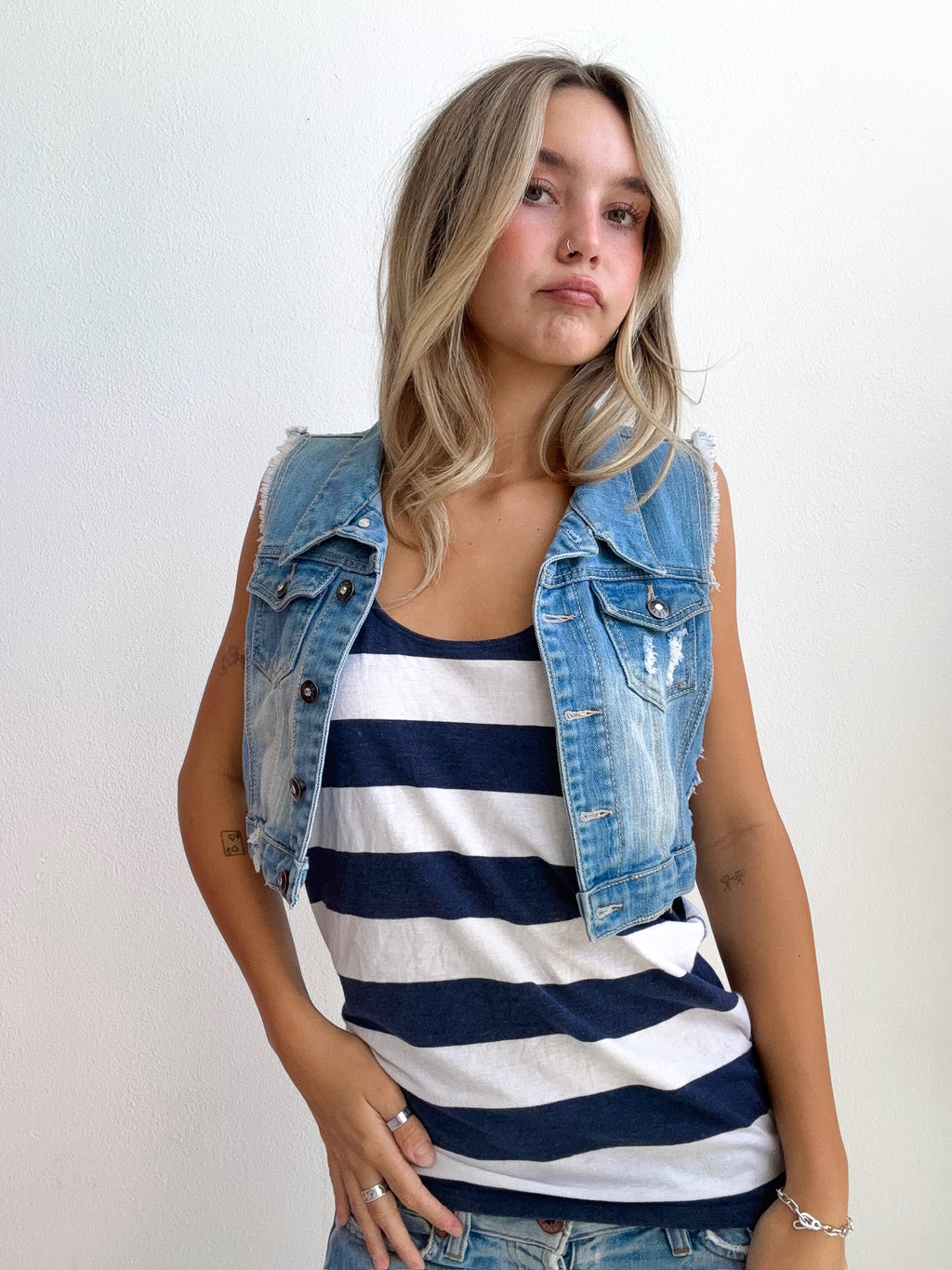 Americana Girl Denim Vest (XS)