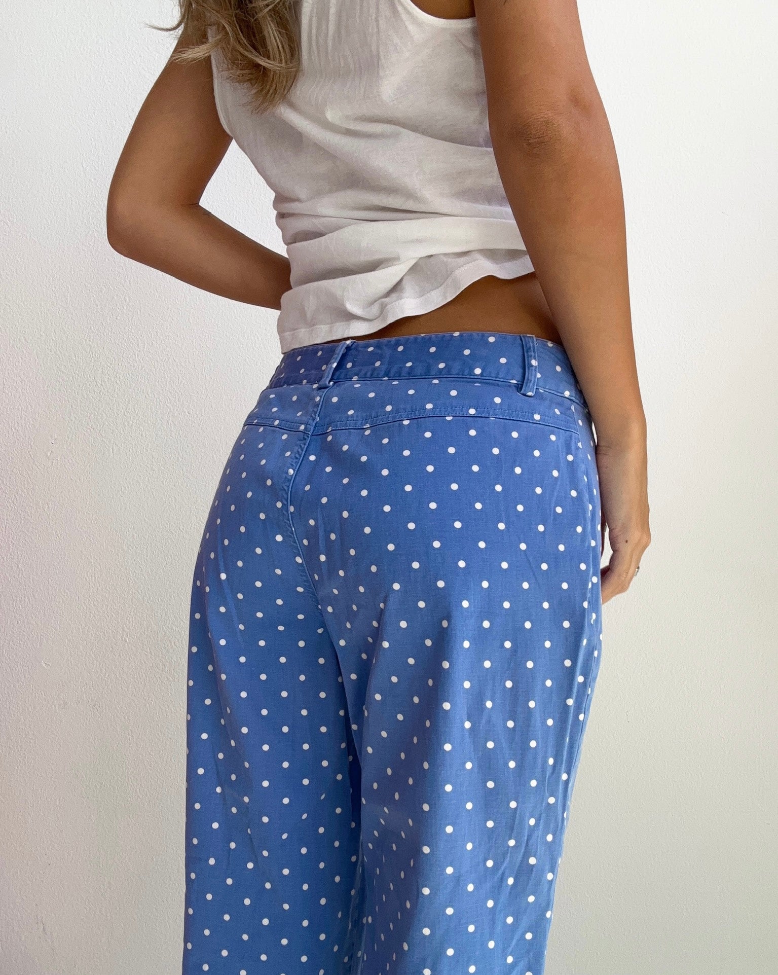 Bluebell Polka Dot Cropped Pants (6)