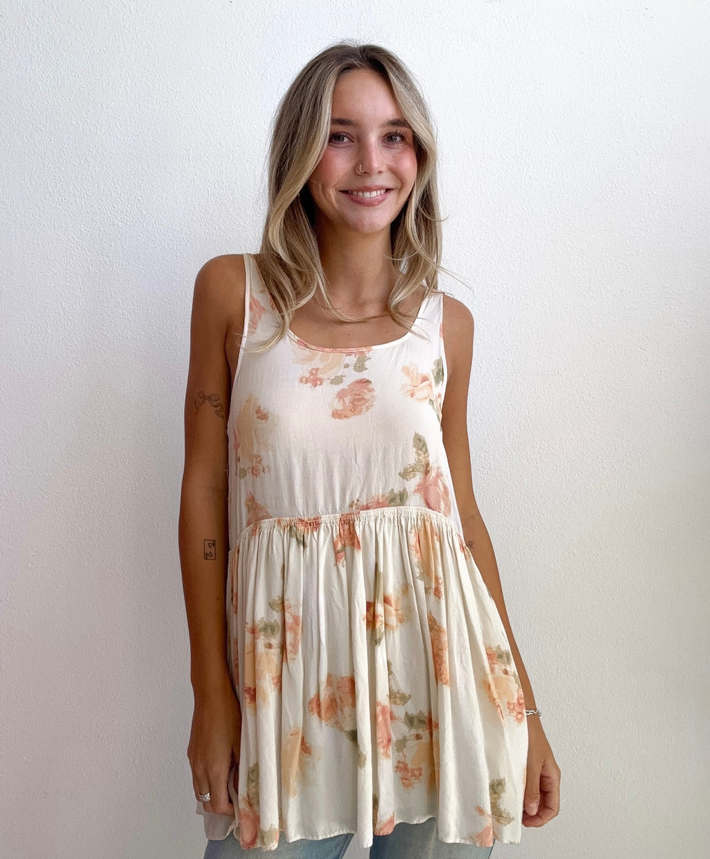 Blush Garden Babydoll Tunic (XS)