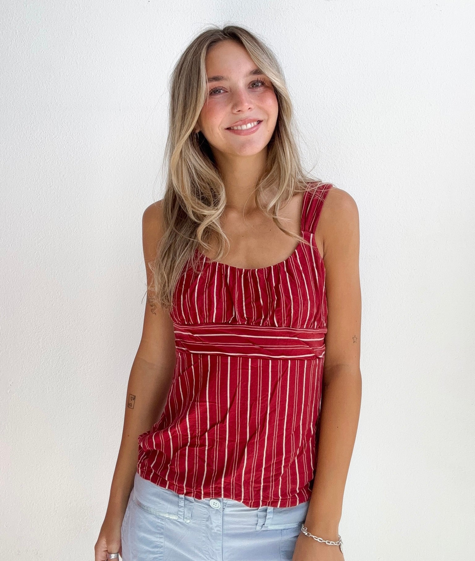 Cherry Pie Stripe Tank (Medium)