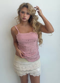 Pink Rhinestone Cami Top (Large)