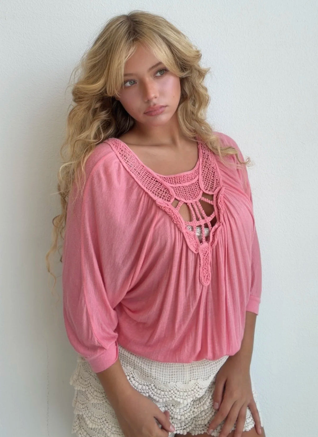 Fairy Pink Boho Top (Medium)