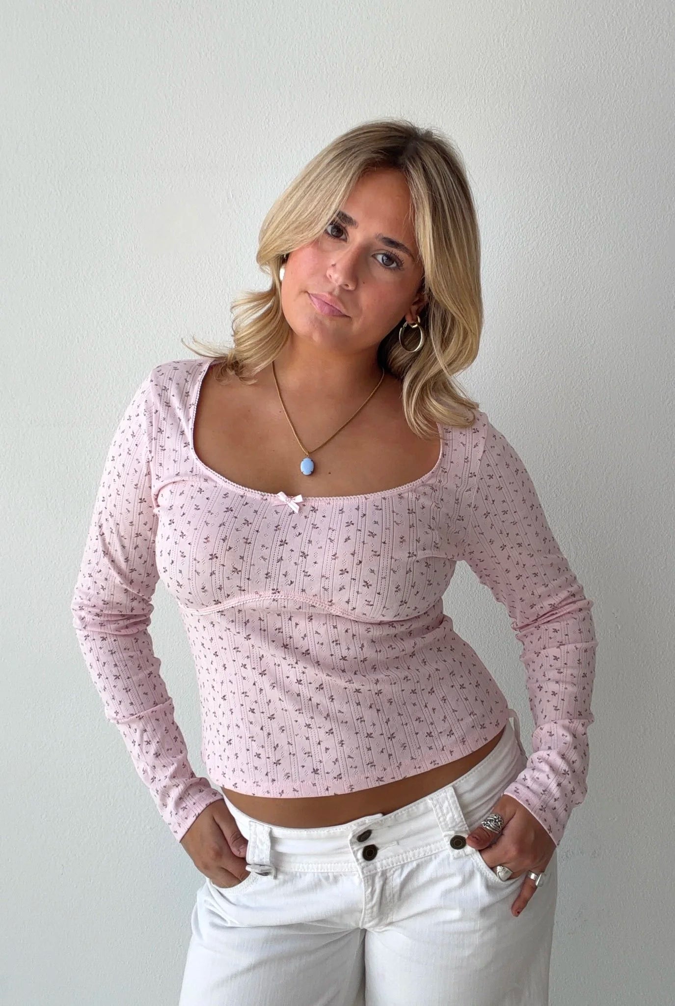 Floral Longsleeve Top (Medium)