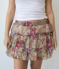 Vintage Brown Skirt (Small)