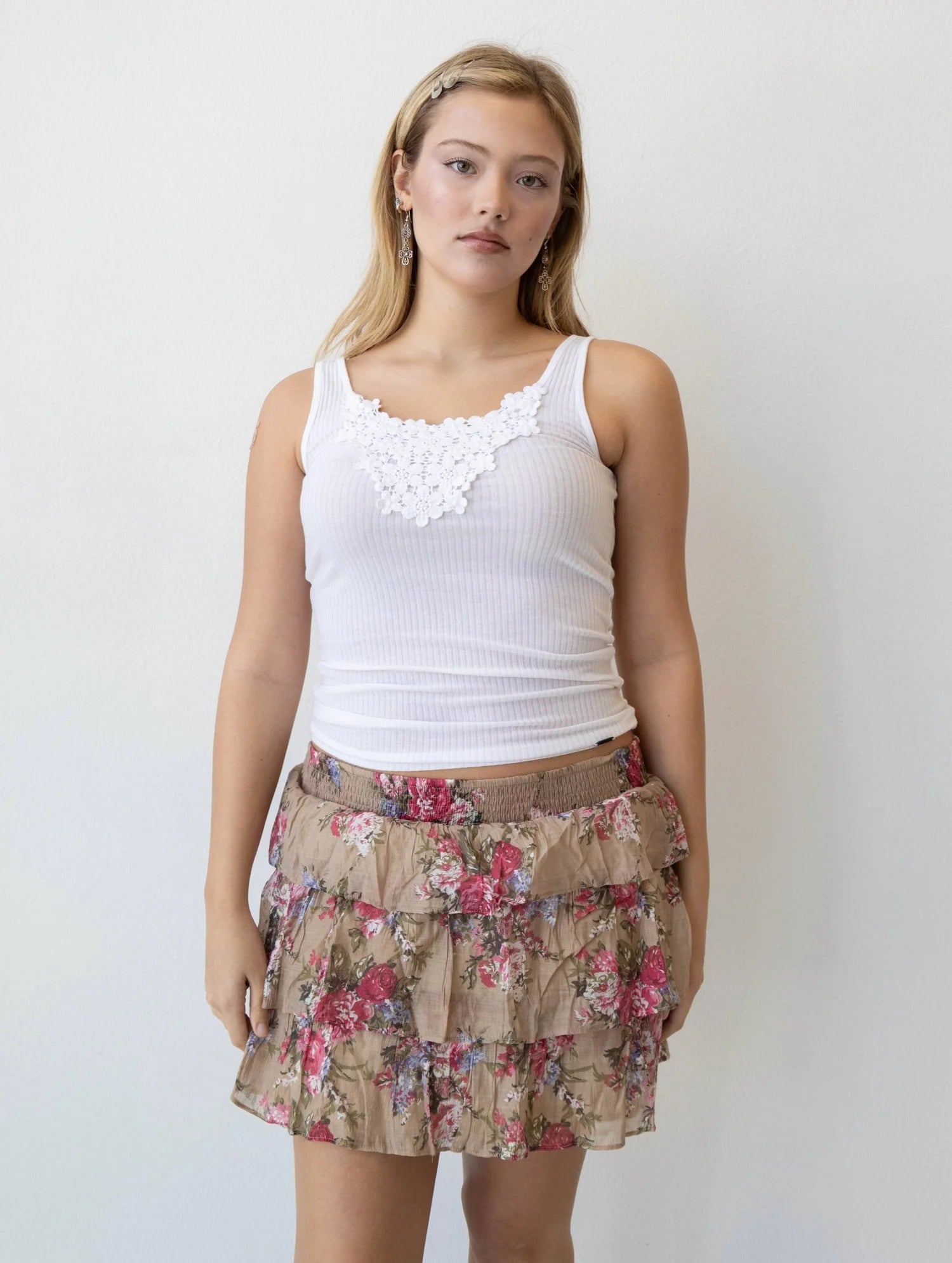 Vintage Brown Skirt (Small)