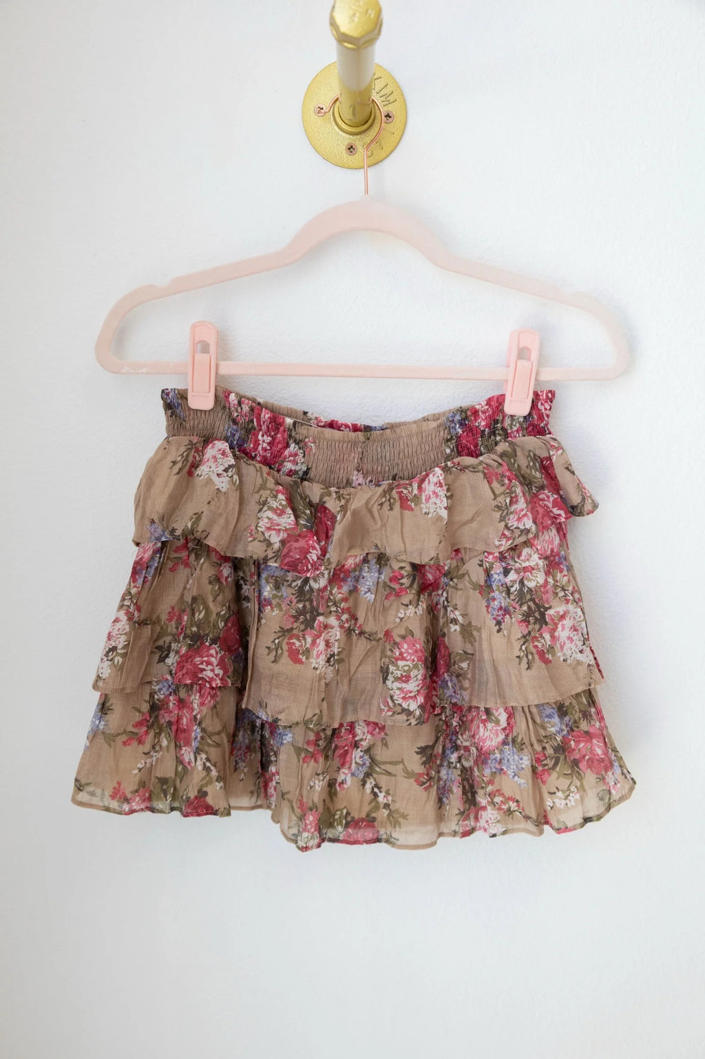 Vintage Brown Skirt (Small)