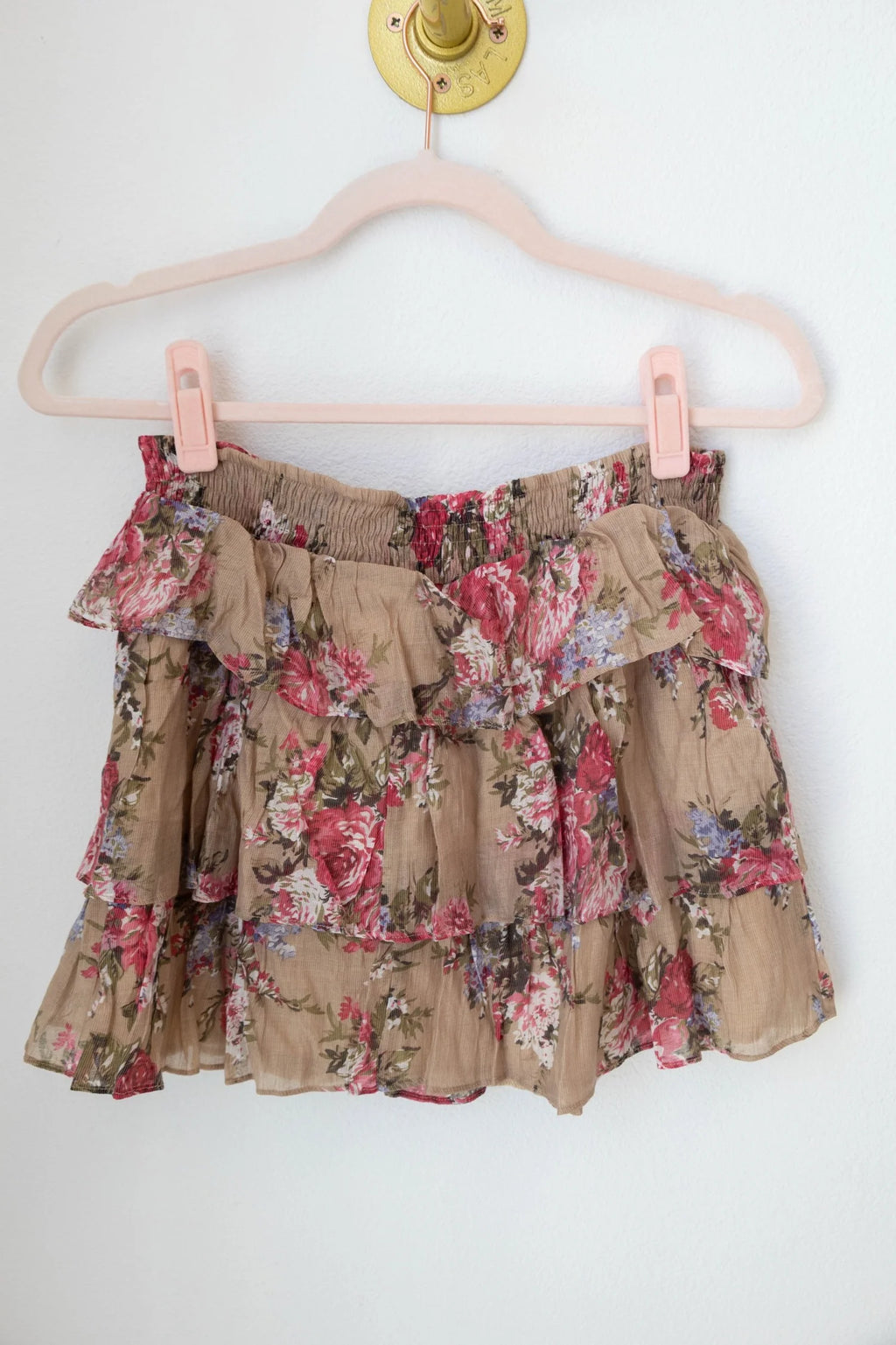 Vintage Brown Skirt (Small)