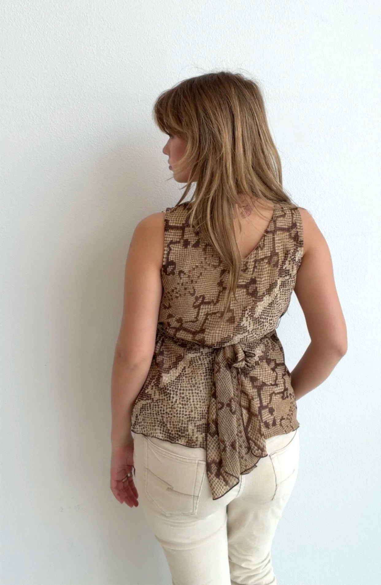 Serpent Kiss Sleeveless Top (Small)
