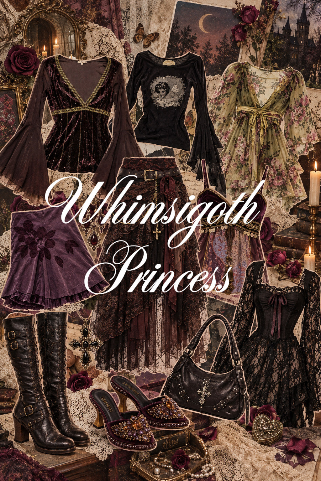 Whimsigoth Princess Style Bundle 🌹🖤